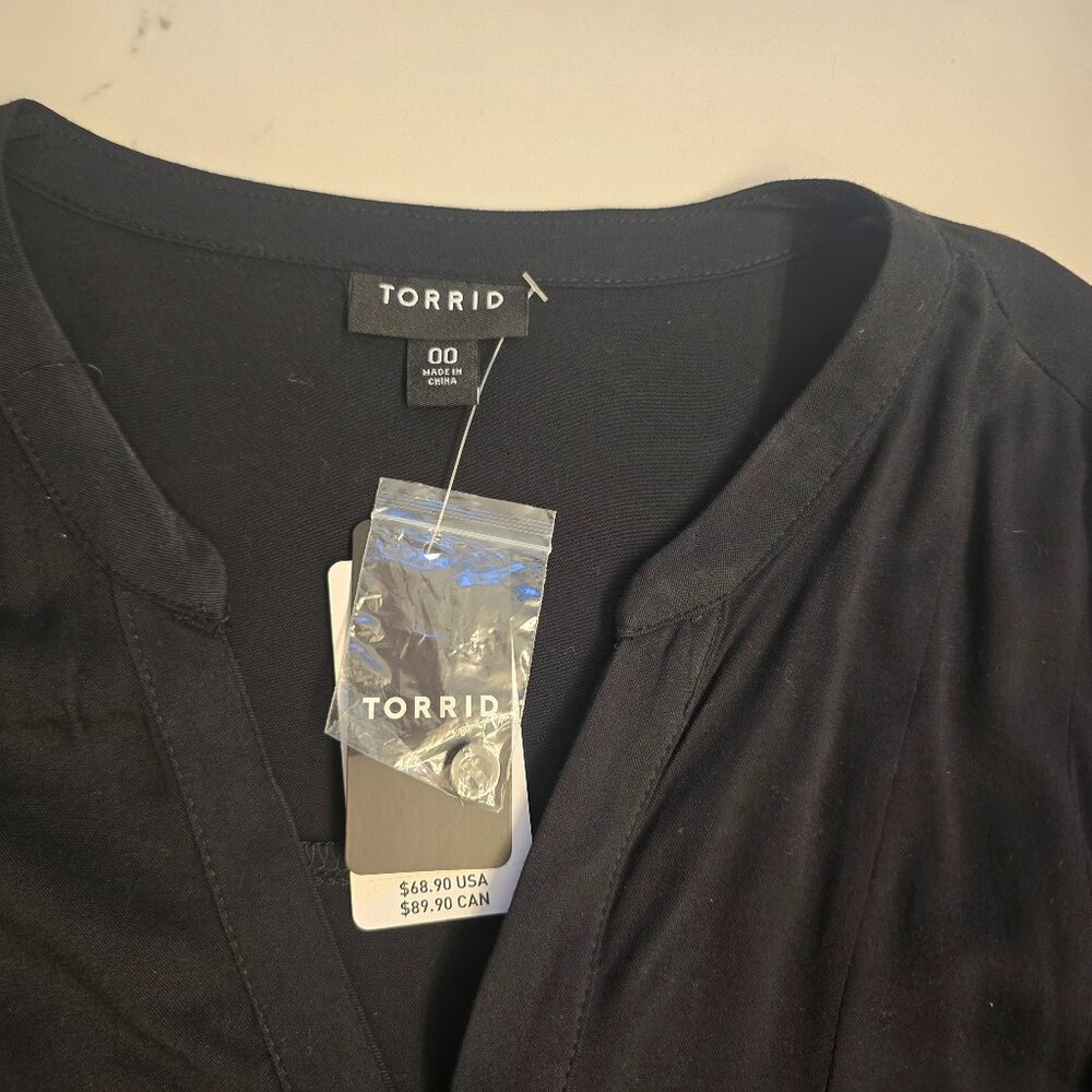Torrid Button up Dress Shirt OO M/L 10 - Picture 10 of 10